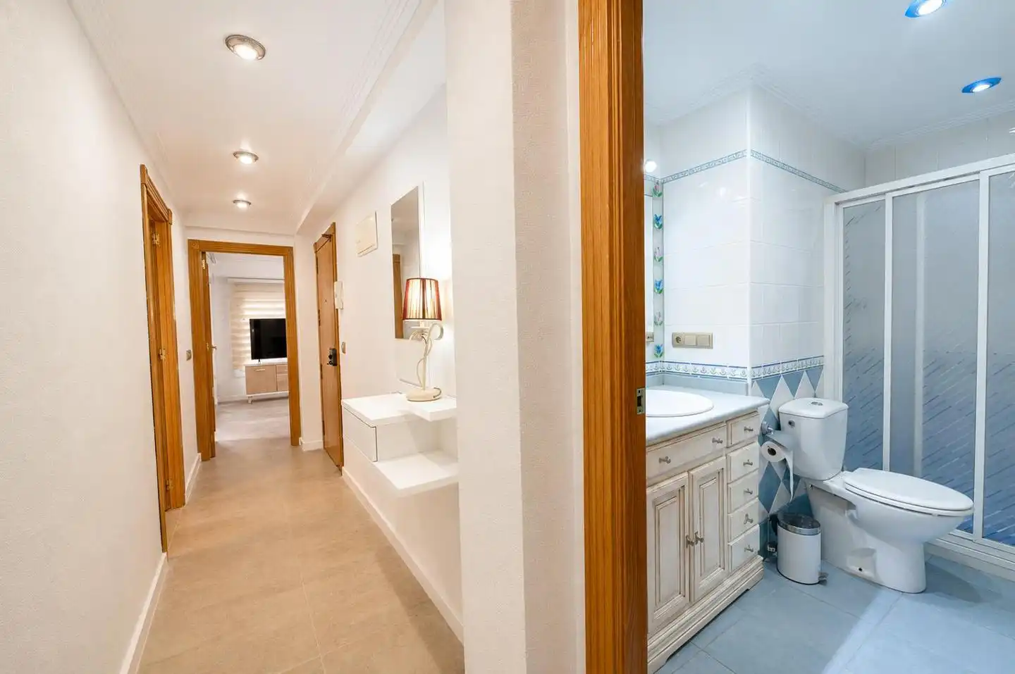 Baño de Apartamento en venta en Santa Pola con Aire acondicionado, Terraza y Amueblado
