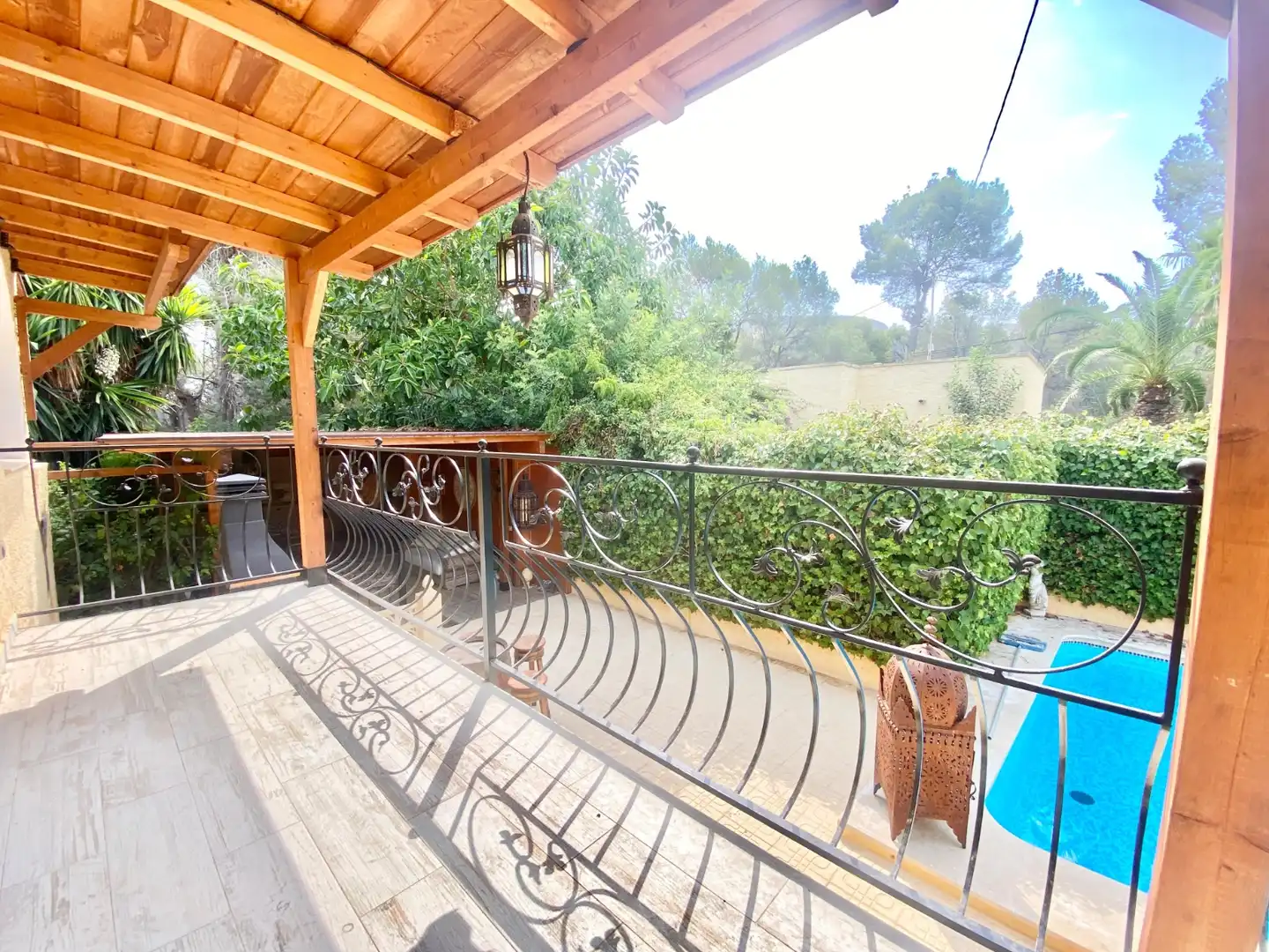 Terraza de Casa o chalet de alquiler en L'Alfàs del Pi con Aire acondicionado, Calefacción y Jardín privado