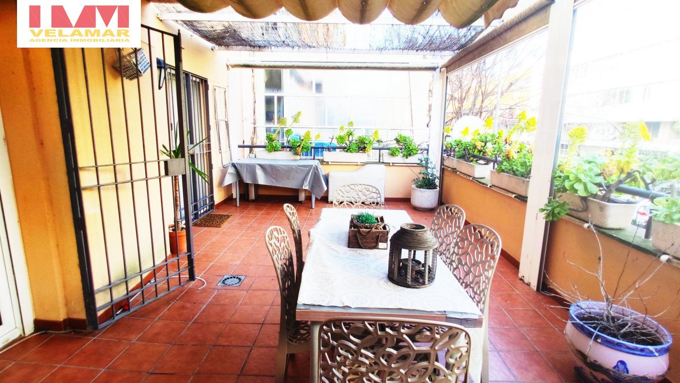 Terrace of Flat for sale in  Cádiz Capital  with Air Conditioner, Heating and Parquet flooring