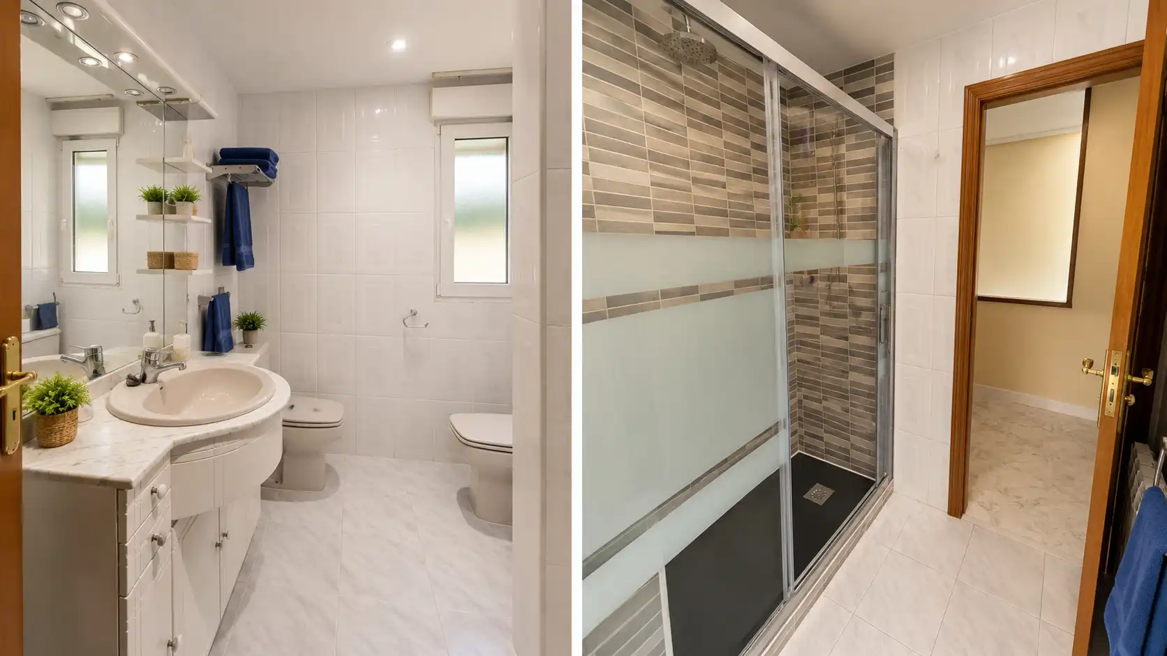 Bathroom of Houses for sale in San Lorenzo de El Escorial  with Air Conditioner, Heating and Private garden