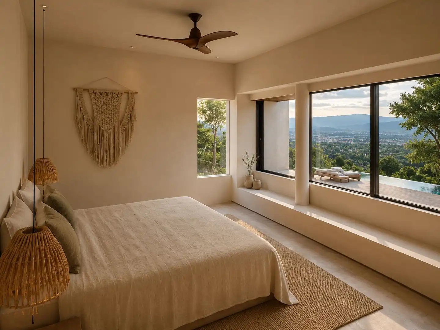 Dormitori de Casa adosada en venda en Alhaurín de la Torre amb Aire condicionat, Jardí privat i Terrassa