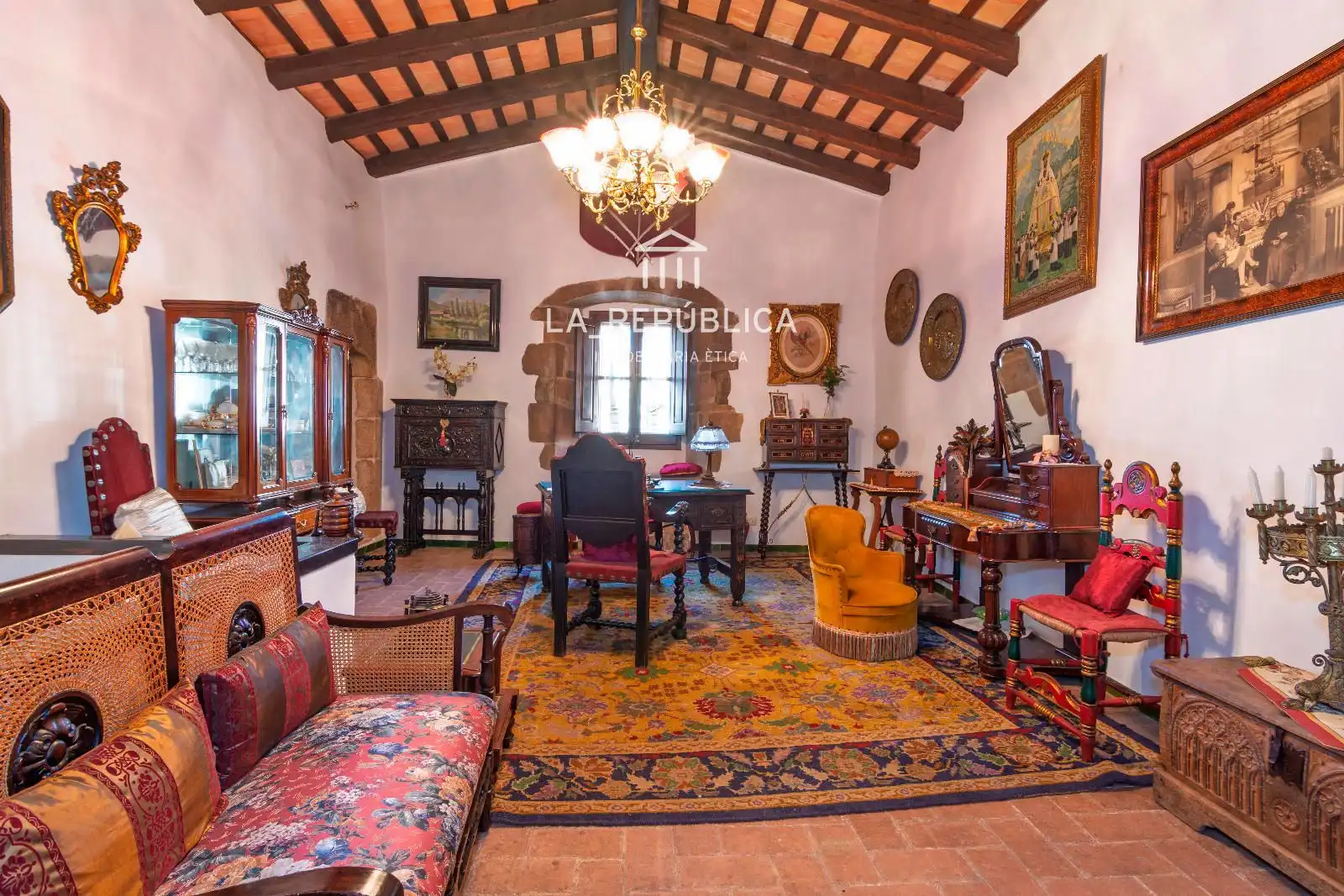 Sala de estar de Casa o chalet en venta en Sils con Calefacción, Jardín privado y Terraza