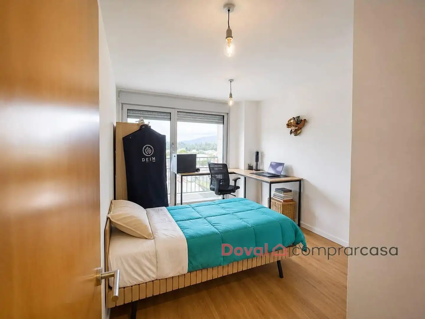 Schlafzimmer von Dachboden zur Miete in O Porriño   mit Heizung und Möbliert