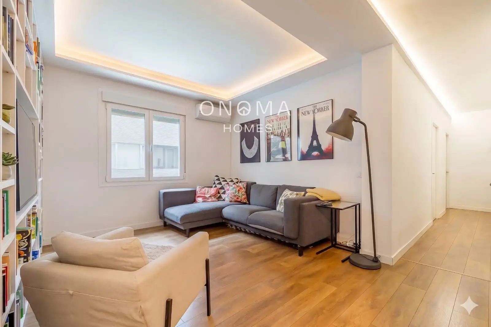 Sala de estar de Piso en venta en Madrid con Aire acondicionado, Calefacción y Parquet