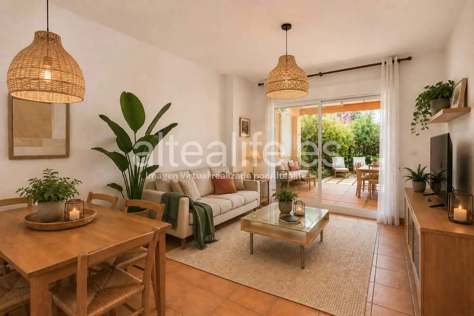 Jardí de Apartament en venda en Altea amb Aire condicionat, Calefacció i Terrassa