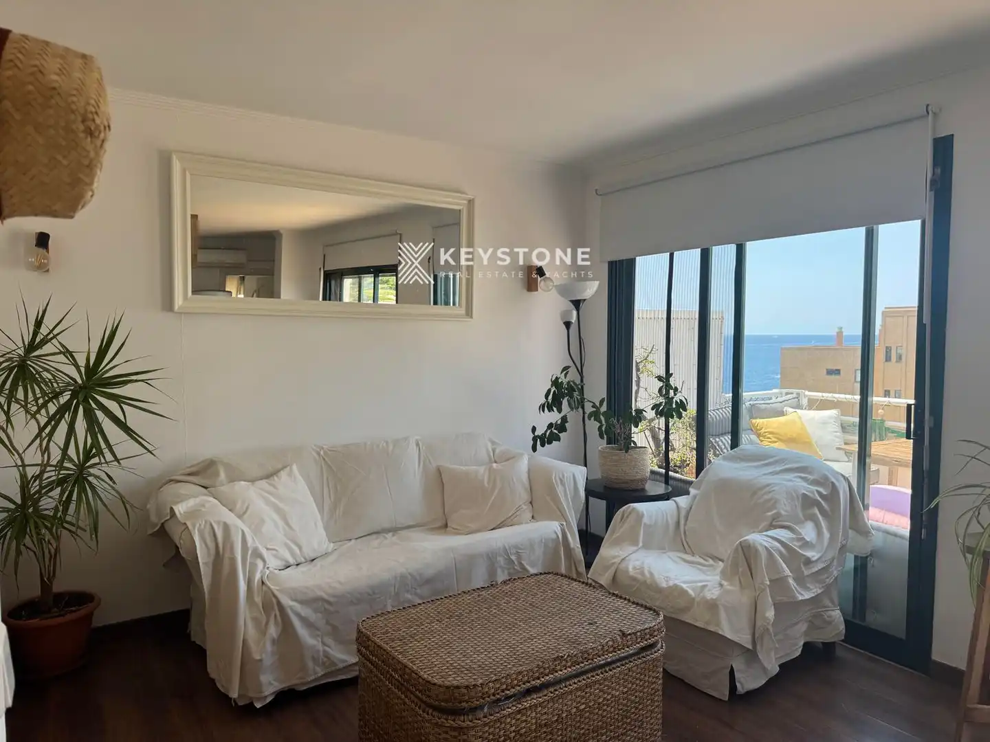 Living room of Attic for rent in  Palma de Mallorca  with Air Conditioner, Terrace and Swimming Pool