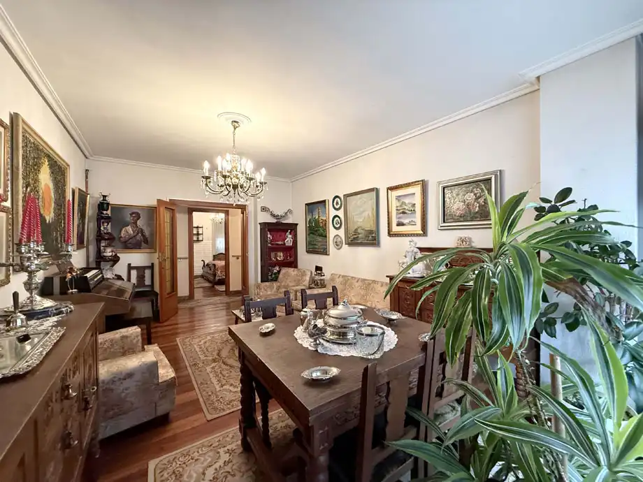 Sala de estar de Piso en venta en Vitoria - Gasteiz con Calefacción, Terraza y Trastero