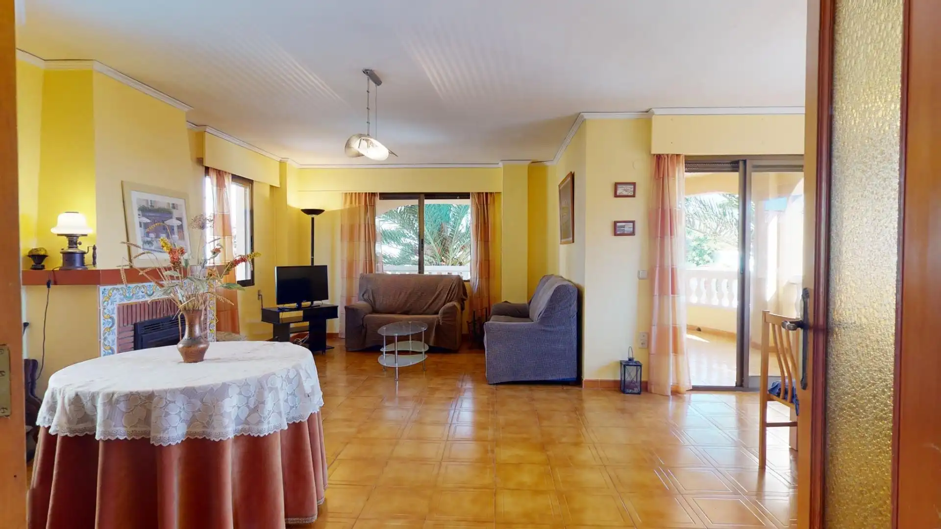 Sala de estar de Casa o chalet en venta en Xeraco con Calefacción, Jardín privado y Terraza