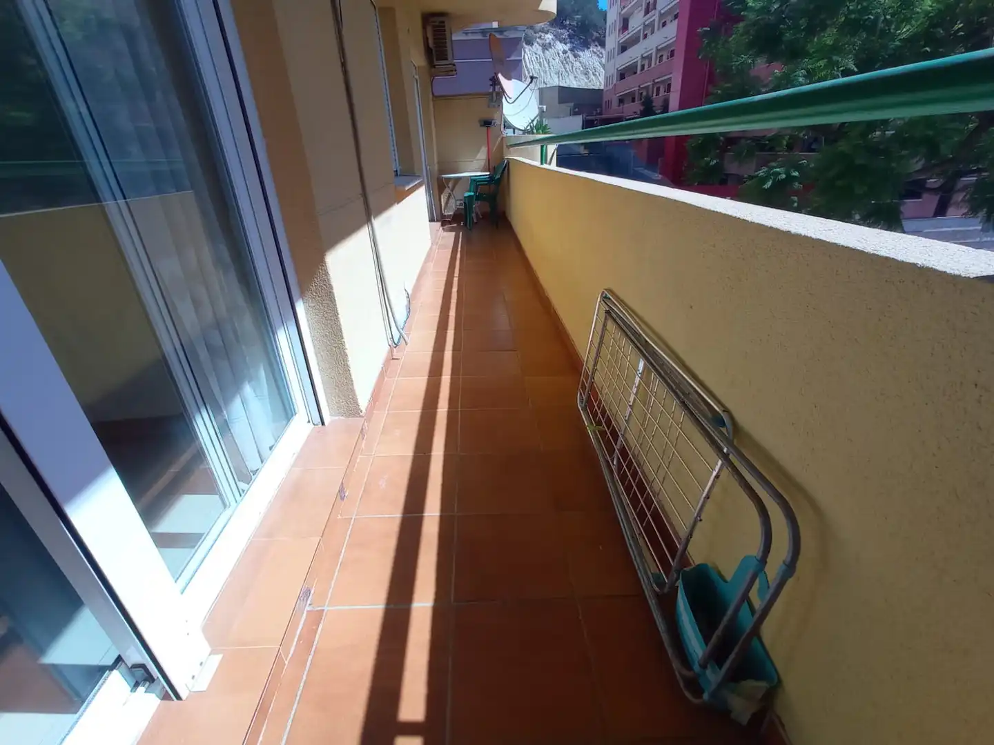 Terrasse von Wohnung zur Miete in Fuengirola mit Klimaanlage, Möbliert und Waschmaschine