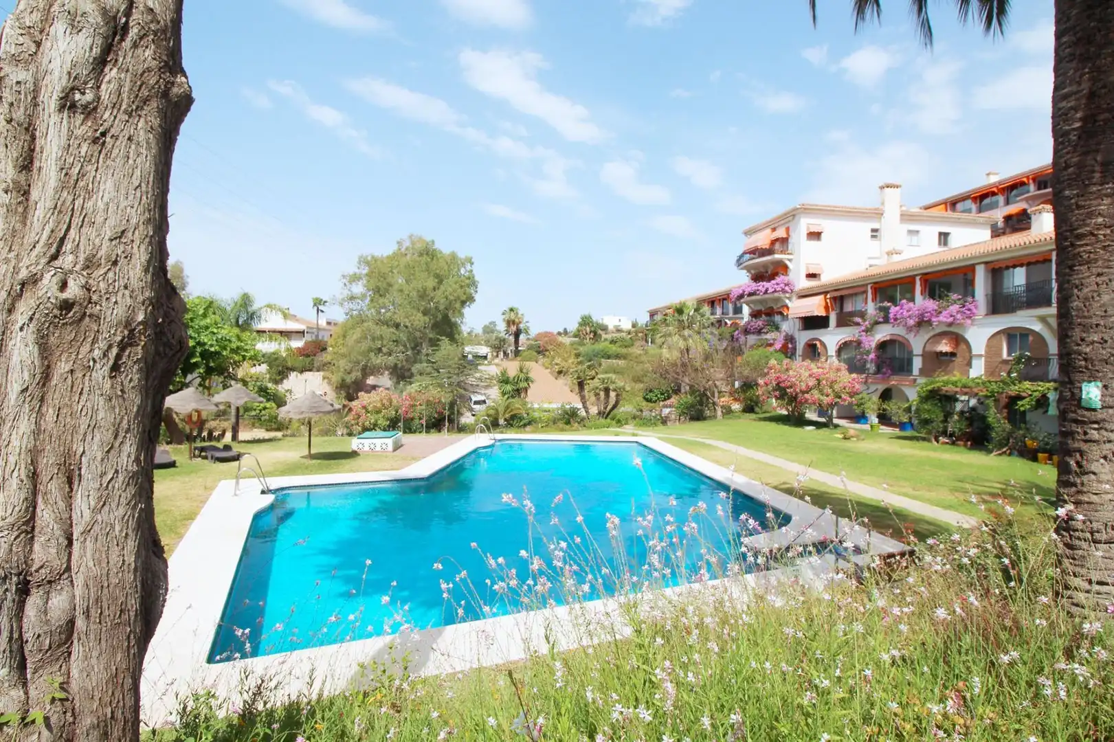 Garden of Flat for rent in Málaga  with Air Conditioner, Heating and Terrace