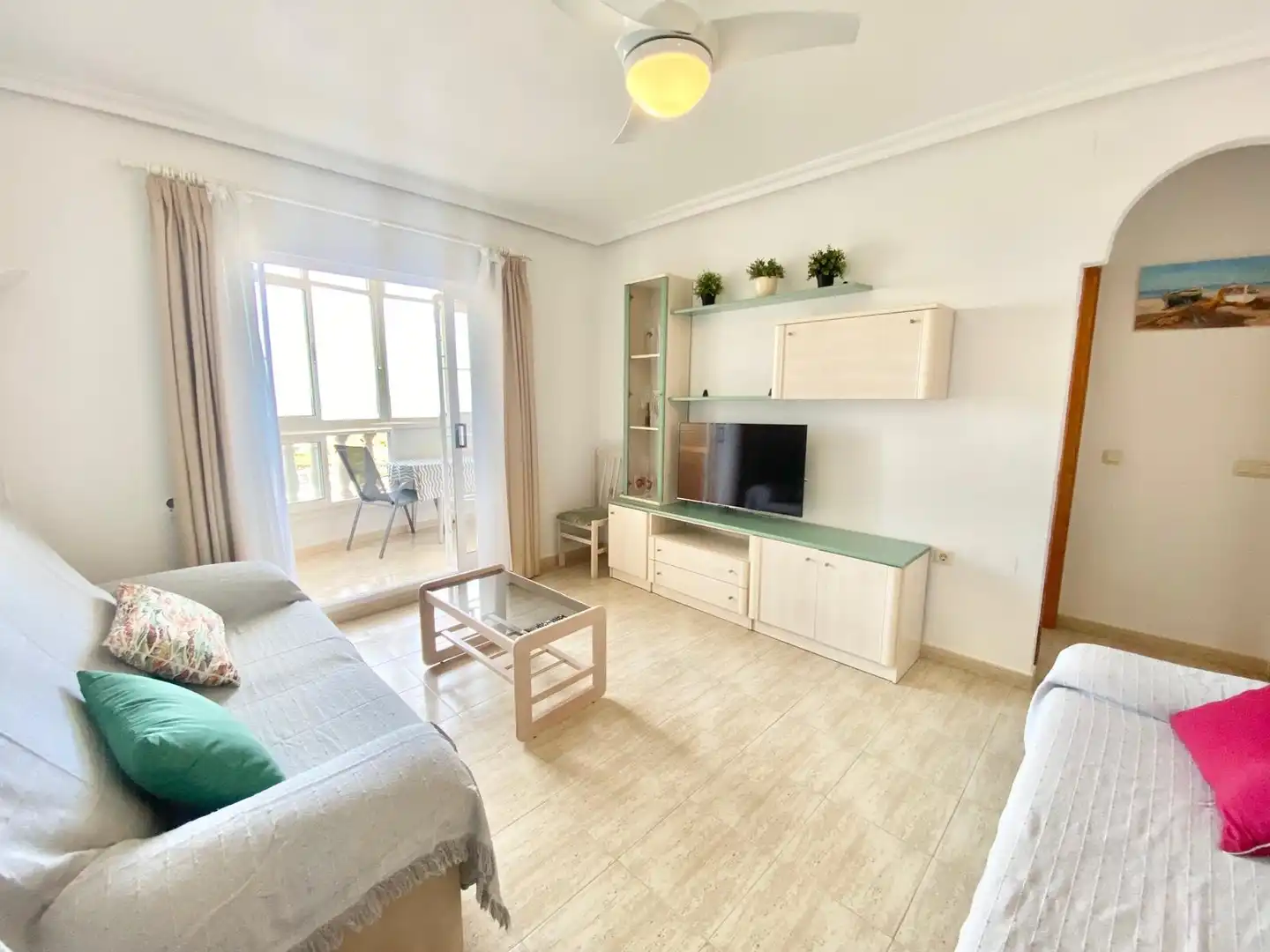 Living room of Apartments for rent in Torrevieja  with Air Conditioner, Heating and Terrace