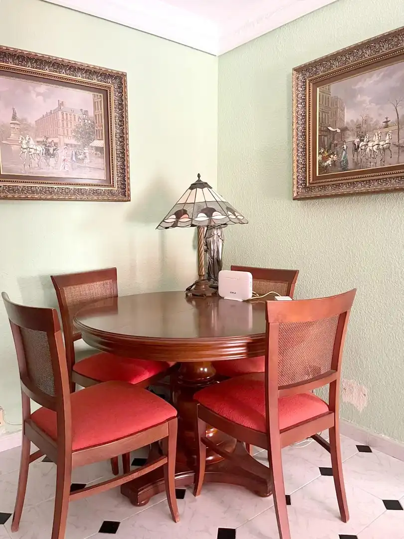 Dining room of Flat for sale in Málaga  with Terrace and Furnished