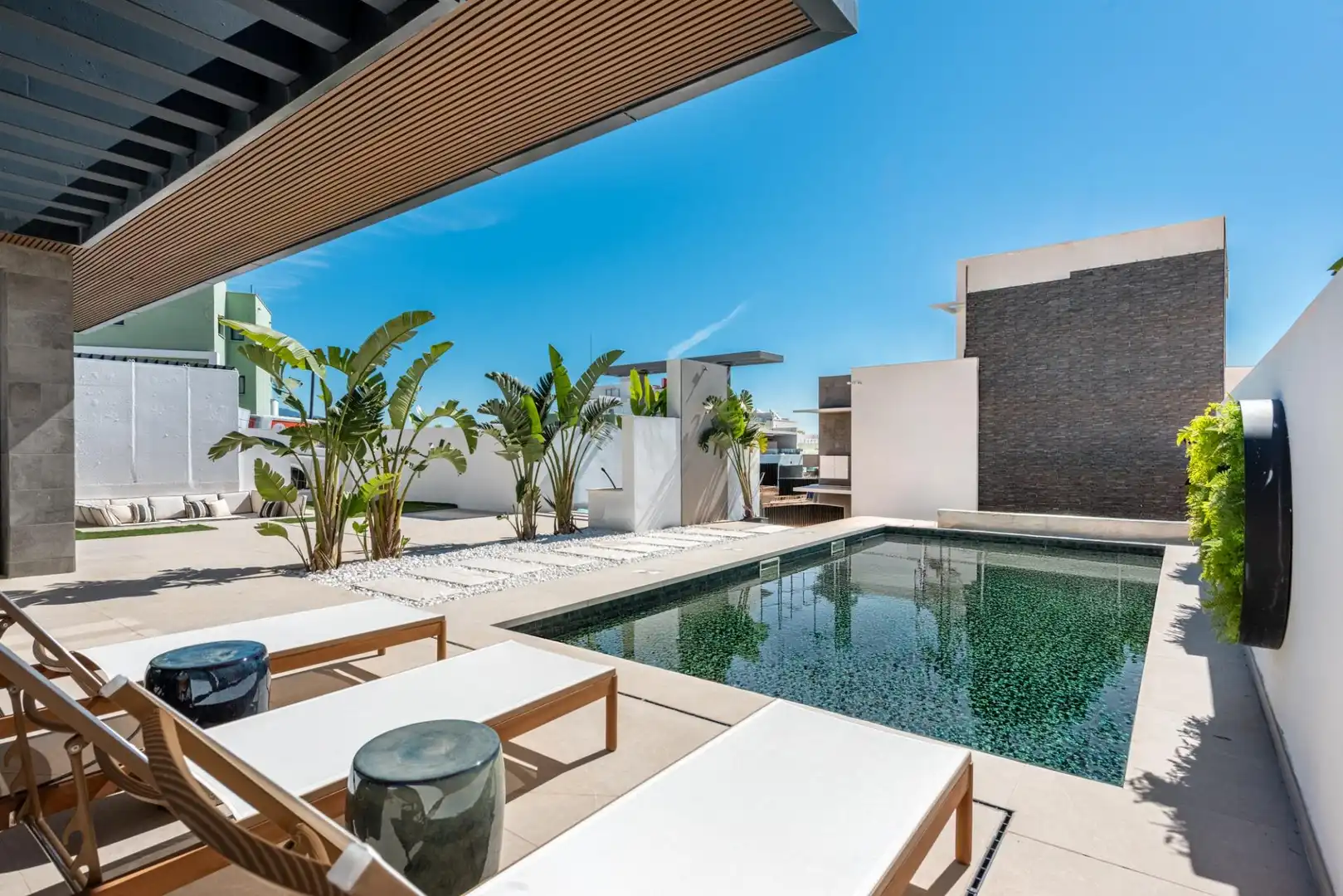 Terrasse von Haus oder Chalet zum Verkauf in Mijas mit Klimaanlage, Heizung und Privatgarten