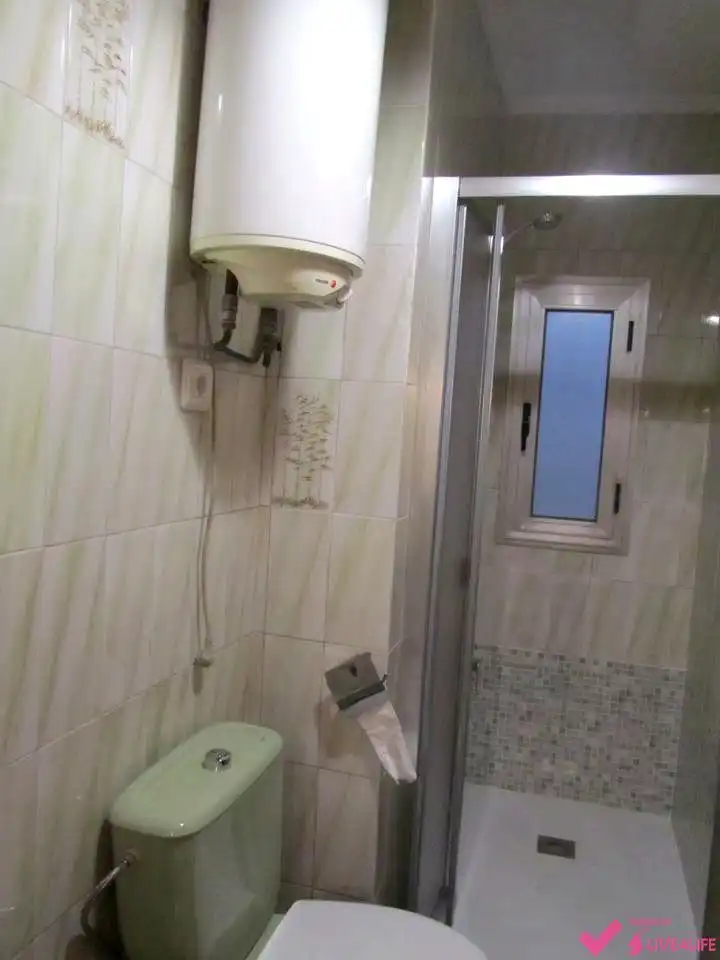 Bathroom of Flat for rent in Valencia  with Terrace and Furnished