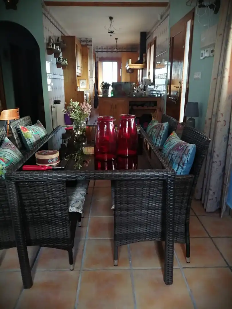 Terraza de Finca rústica en venta en Jarafuel con Calefacción, Jardín privado y Amueblado