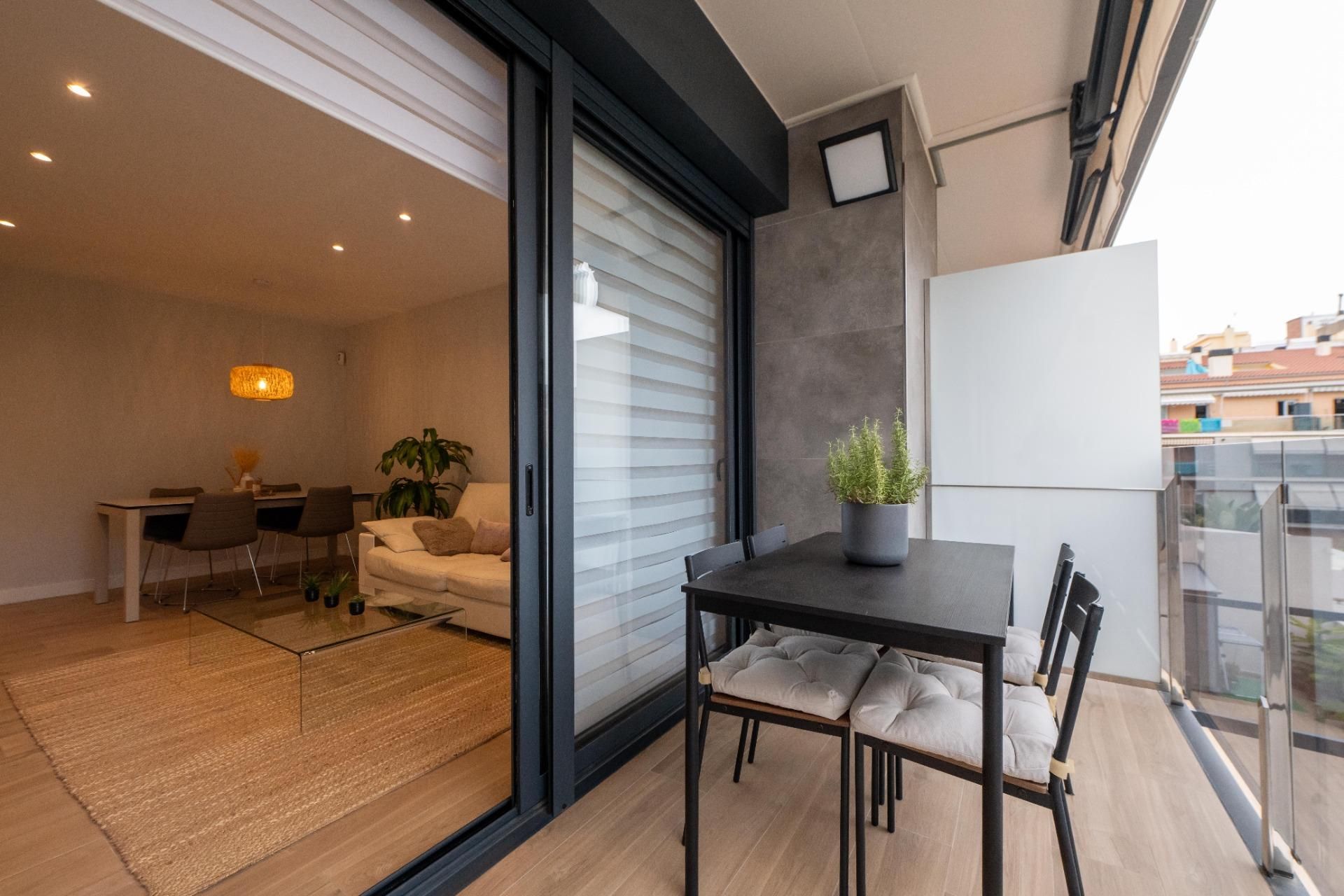 Balcony of Flat for sale in Calella  with Air Conditioner, Heating and Community pool