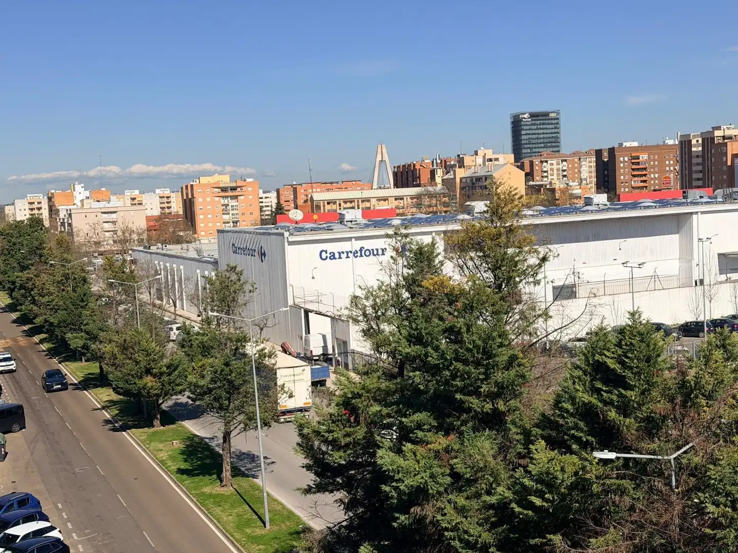 Exterior view of Attic for sale in Badajoz Capital  with Air Conditioner, Private garden and Terrace