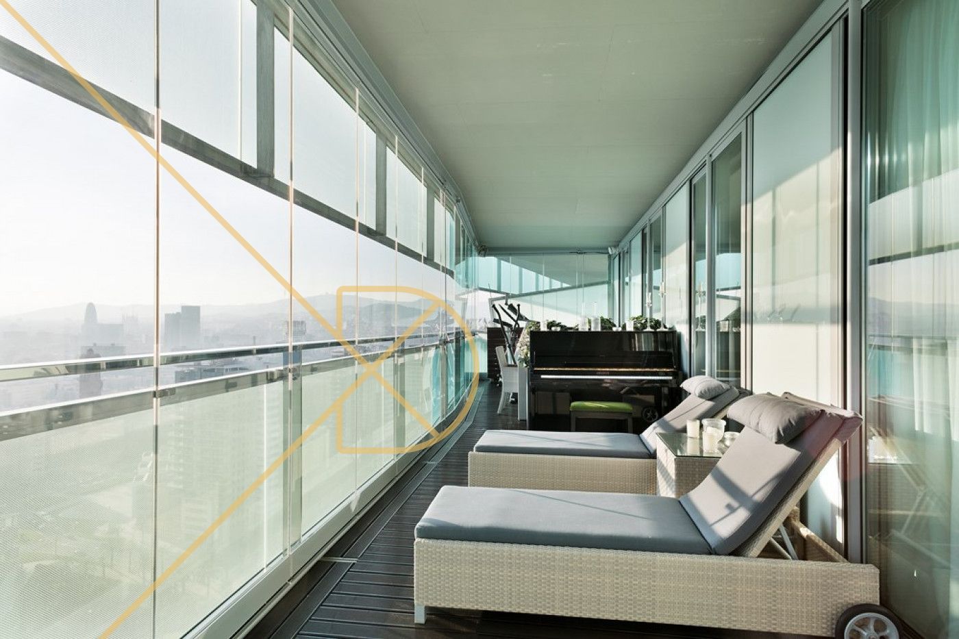 Terrassa de Dúplex en venda en  Barcelona Capital amb Aire condicionat, Calefacció i Terrassa