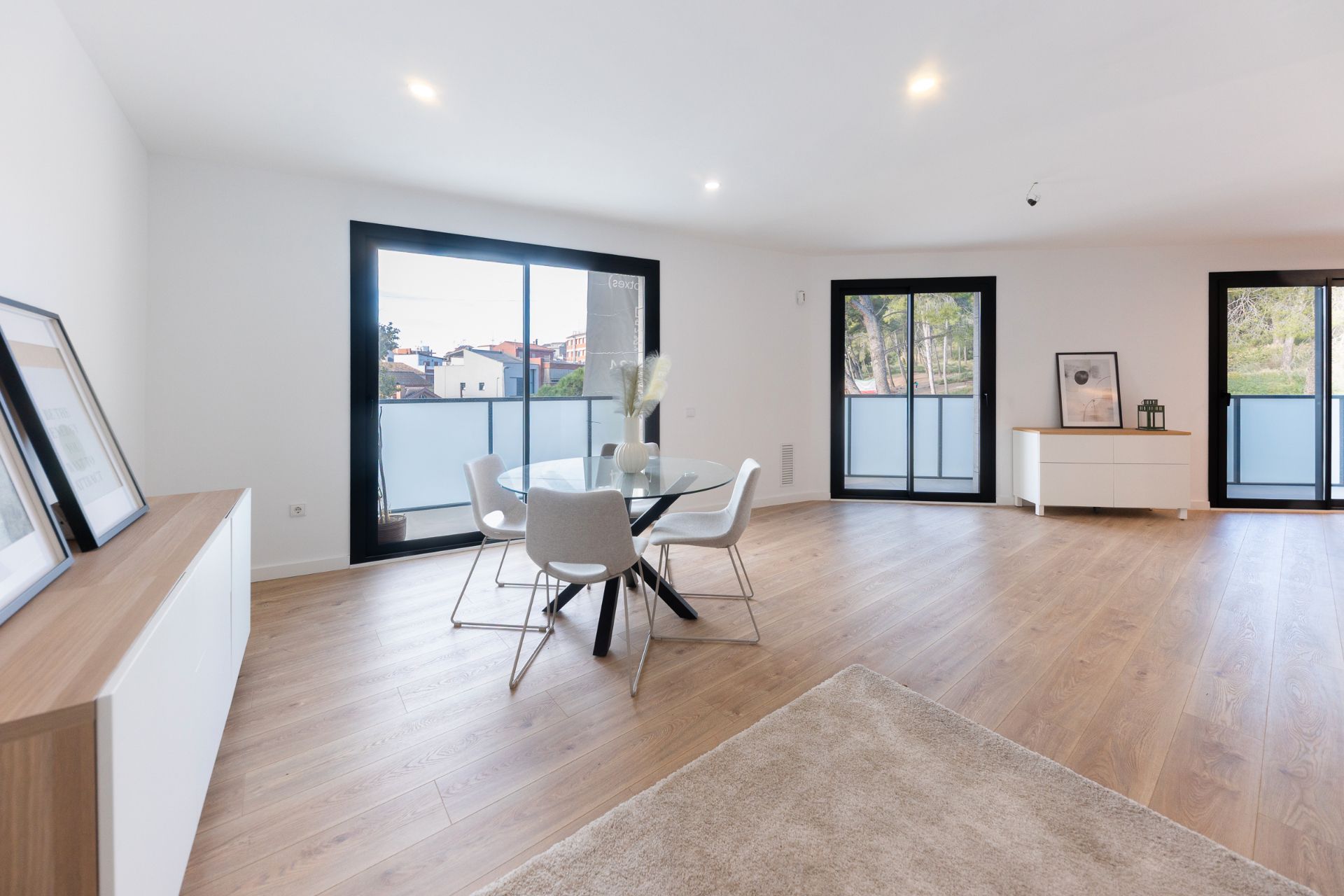 Dining room of Single-family semi-detached for sale in Viladecans  with Air Conditioner, Heating and Parquet flooring