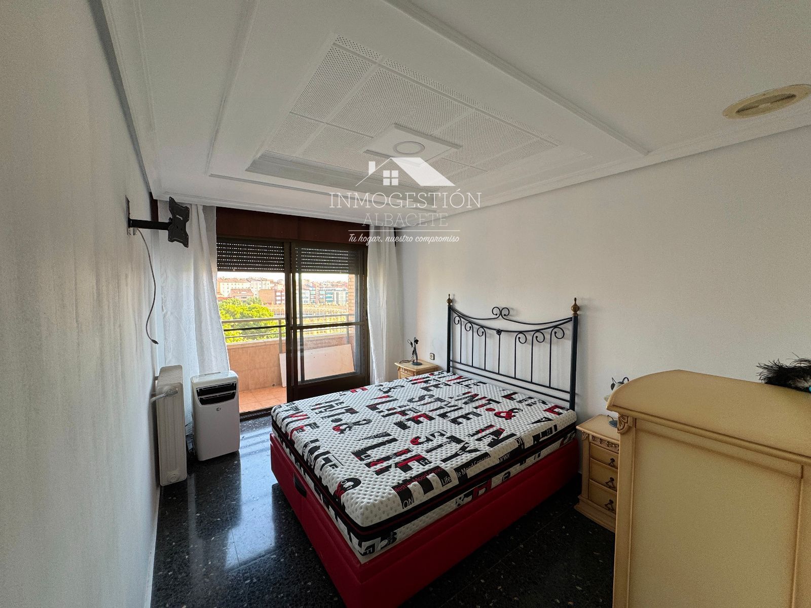 Bedroom of Flat to rent in  Albacete Capital  with Heating, Terrace and Furnished