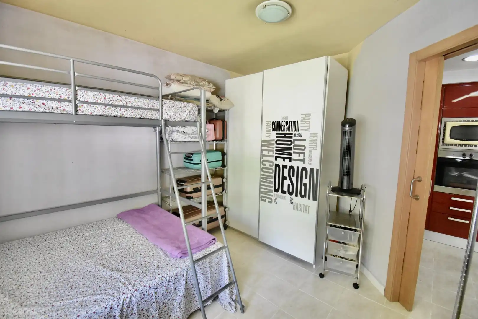 Schlafzimmer von Erdgeschoss zum Verkauf in El Campello mit Klimaanlage, Privatgarten und Terrasse