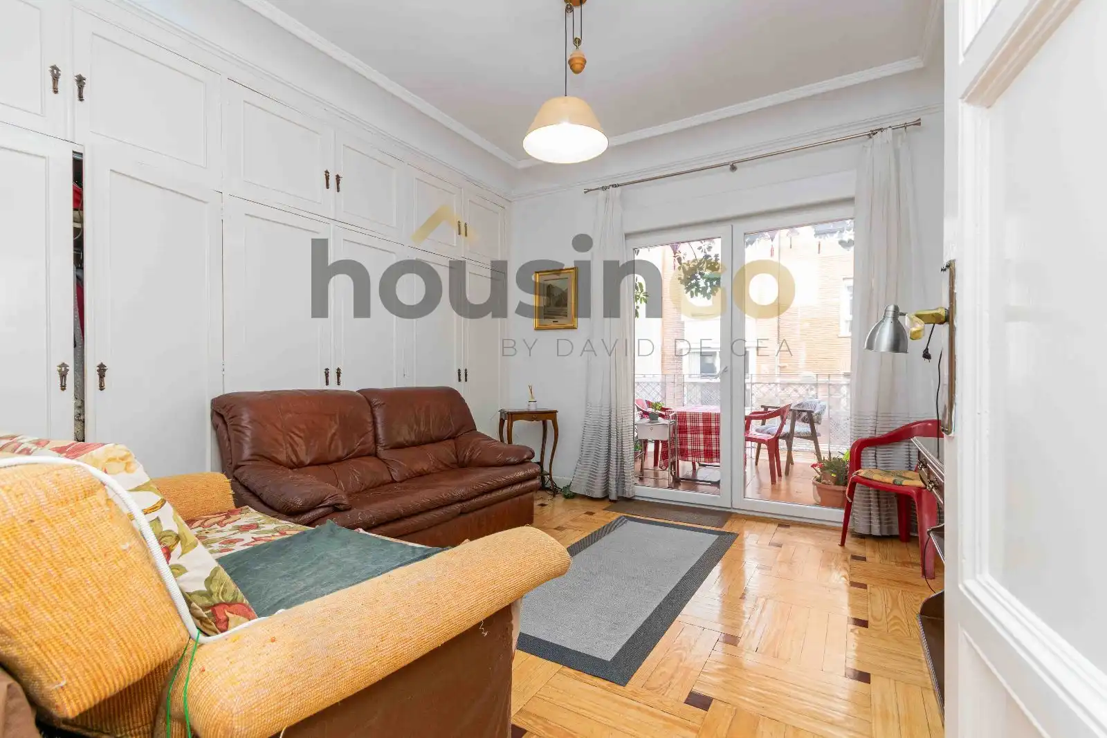 Living room of Flat for sale in Madrid  with Heating, Terrace and Storage room