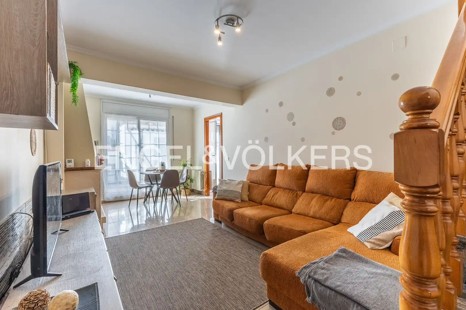 Living room of Detached homes for sale in Sabadell  with Air Conditioner, Heating and Terrace