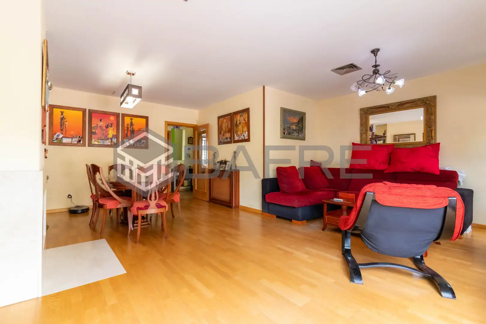 Sala d'estar de Casa o xalet en venda en Getafe amb Calefacció, Jardí privat i Terrassa