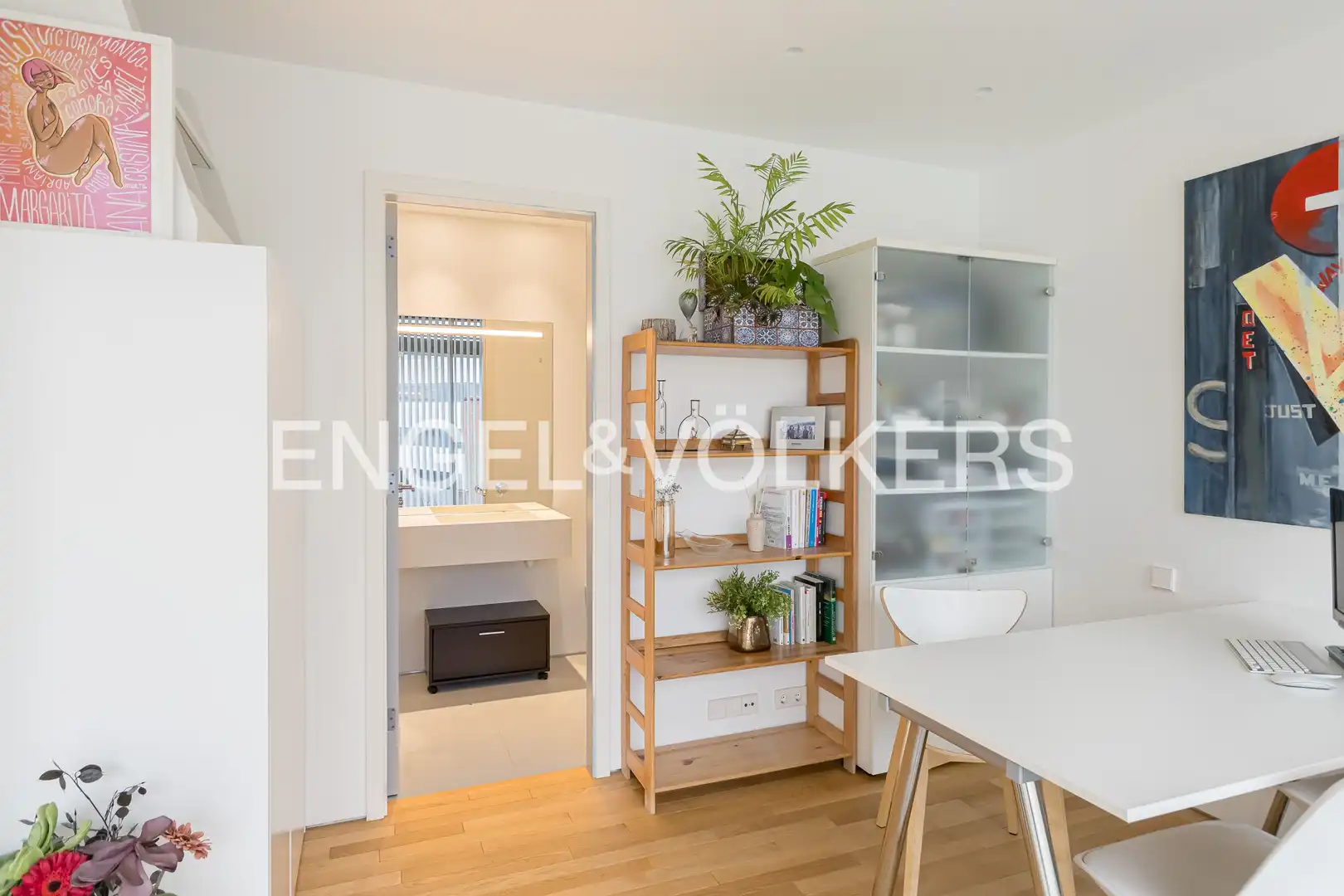 Esszimmer von Wohnung zum Verkauf in Madrid mit Klimaanlage, Heizung und Privatgarten