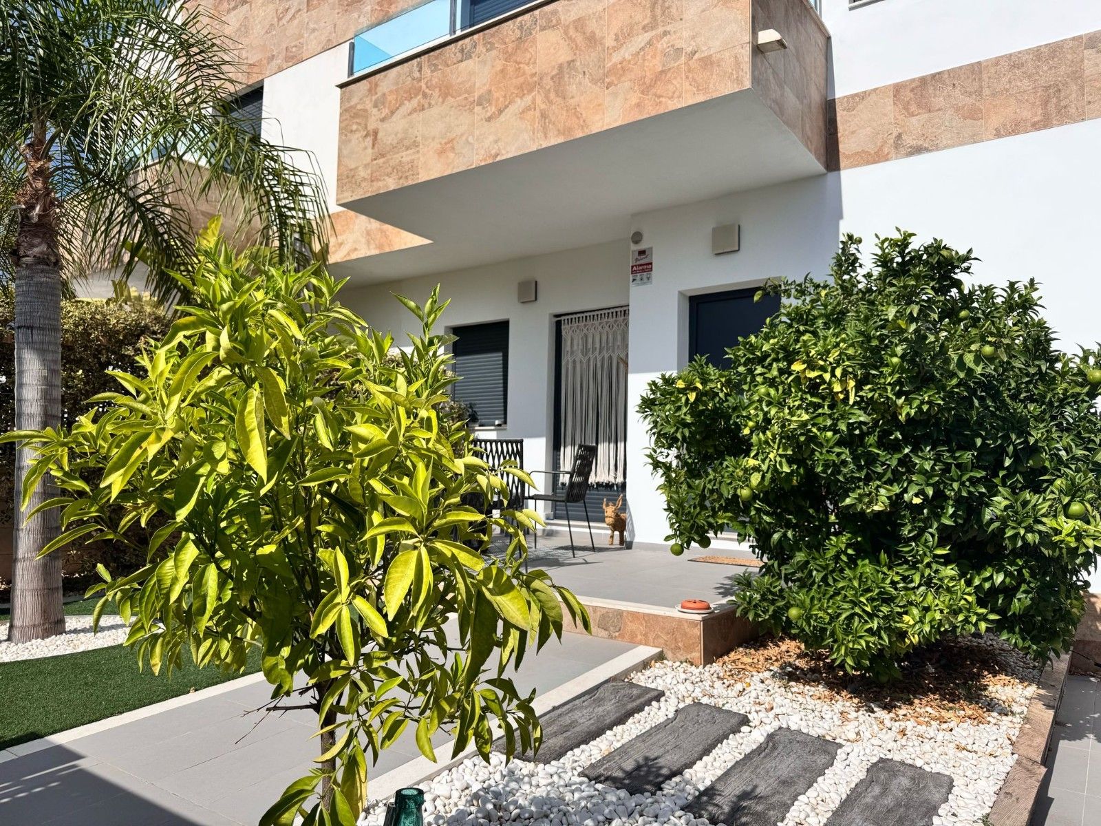Exterior view of Single-family semi-detached for sale in Polop  with Air Conditioner, Private garden and Terrace
