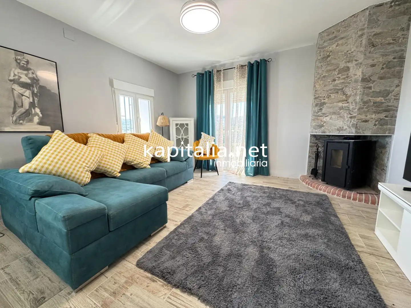 Living room of Apartments for rent in Ontinyent  with Air Conditioner, Heating and Swimming Pool
