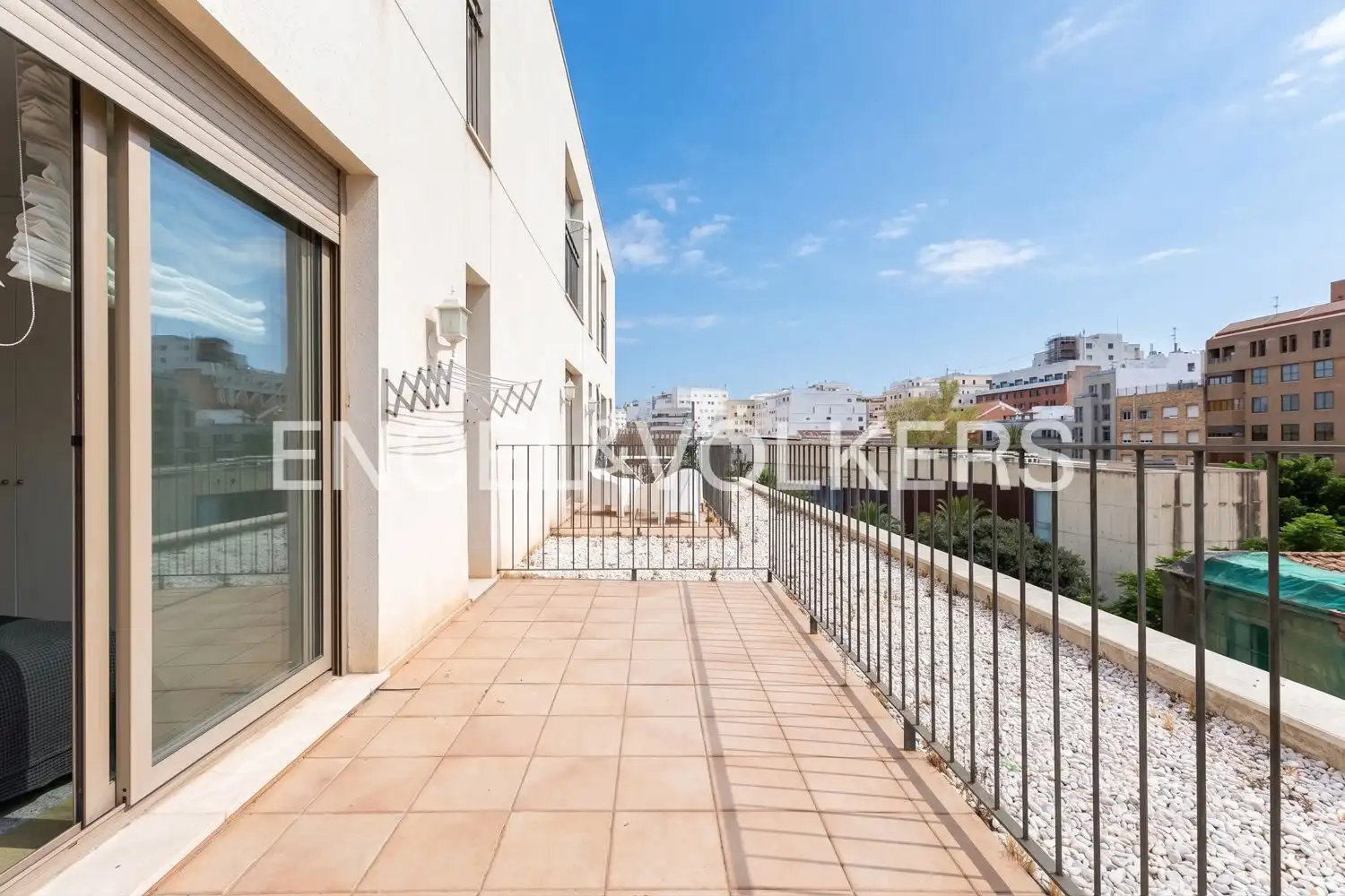 Terraza de Piso de alquiler en Valencia con Aire acondicionado, Calefacción y Jardín privado