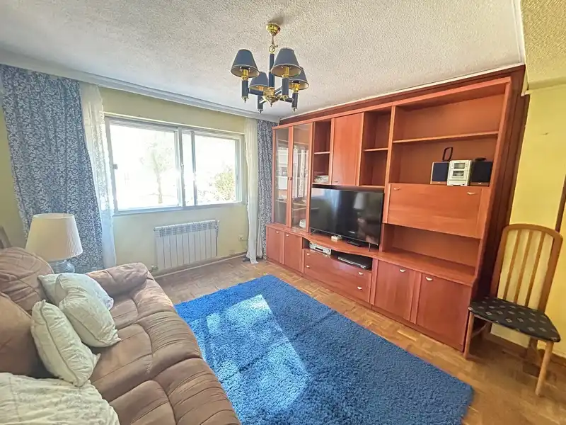 Sala de estar de Piso de alquiler en Madrid con Aire acondicionado, Calefacción y Amueblado
