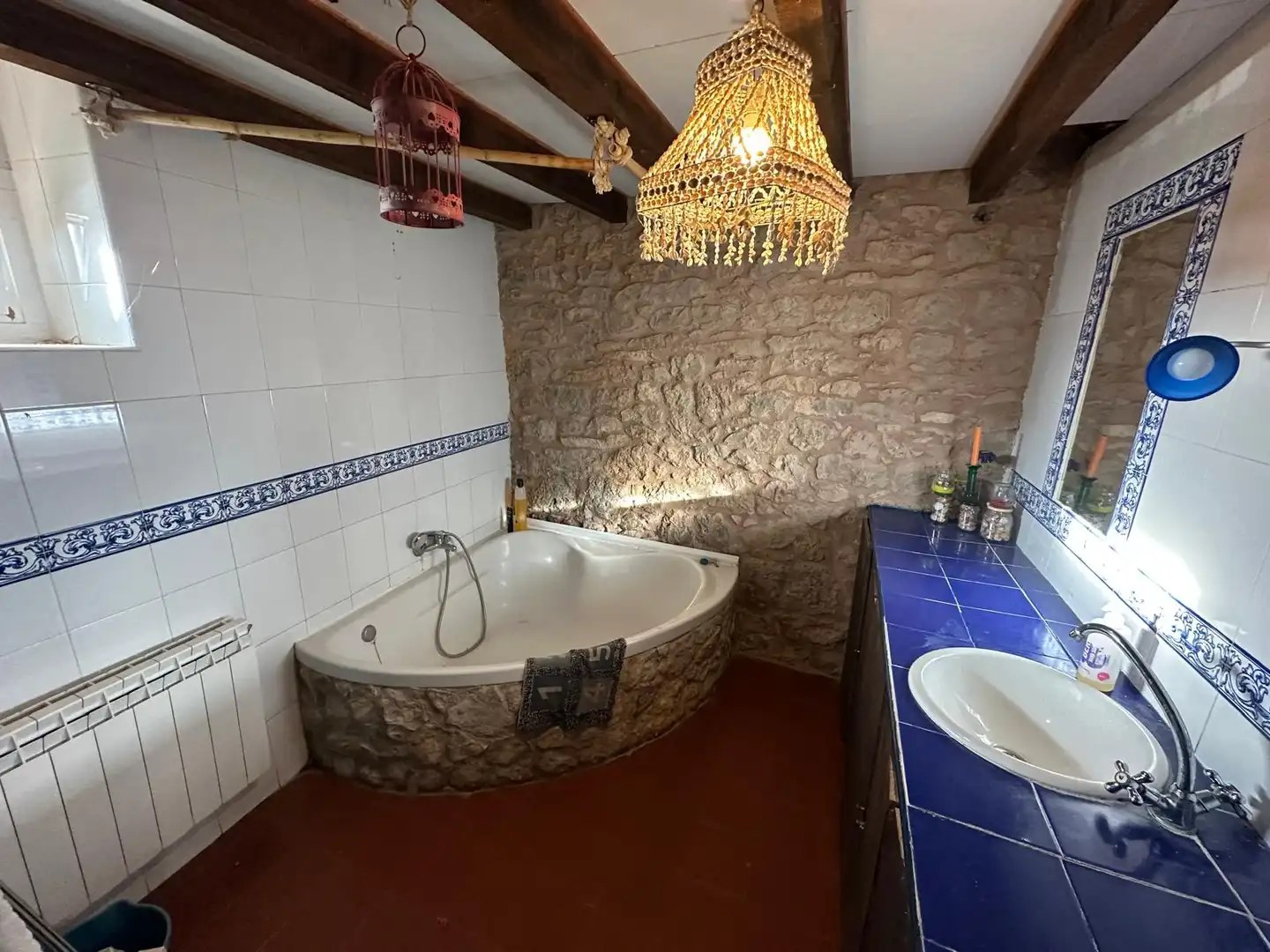 Baño de Casa o chalet en venta en Revillarruz con Calefacción, Terraza y Trastero