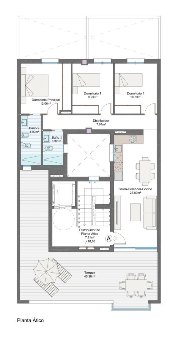 Apartamento en venta en Maracena con Aire acondicionado, Calefacción y Terraza
