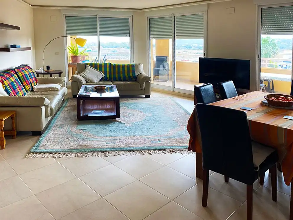 Living room of Attic for sale in Jávea / Xàbia  with Air Conditioner, Private garden and Storage room