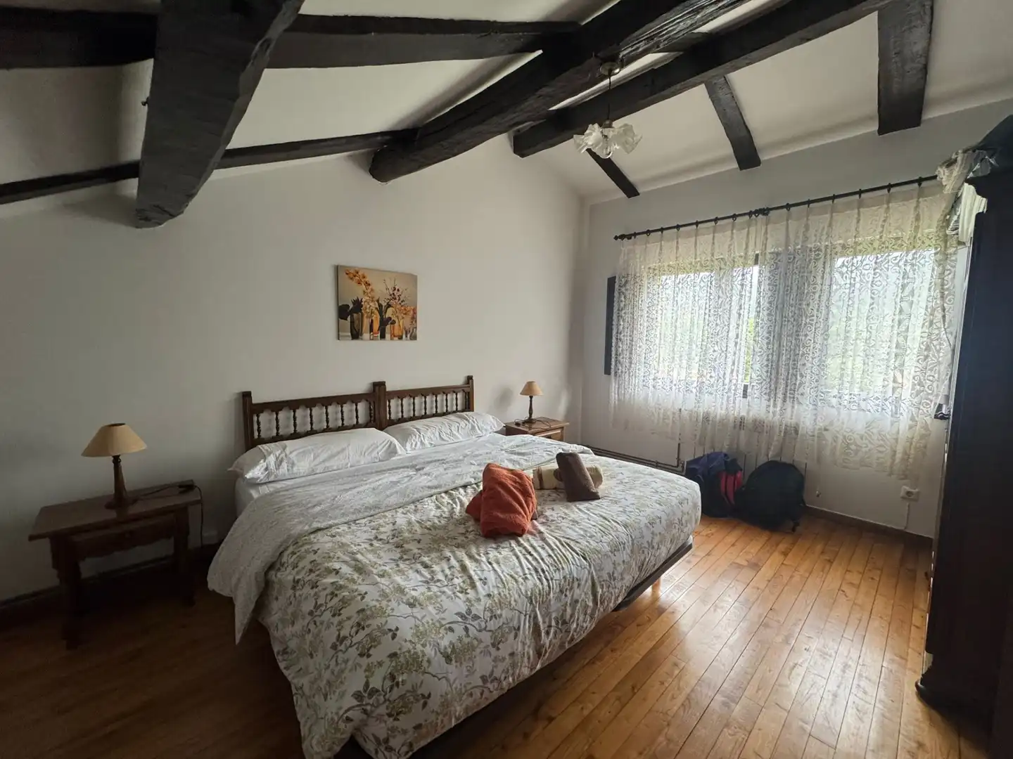 Dormitori de Casa adosada en venda en Llanes amb Calefacció, Jardí privat i Parquet