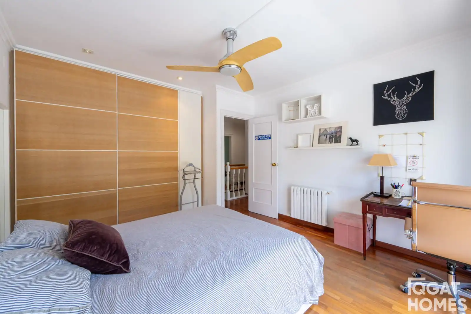 Dormitori de Casa o xalet en venda en Sant Cugat del Vallès amb Aire condicionat, Calefacció i Jardí privat