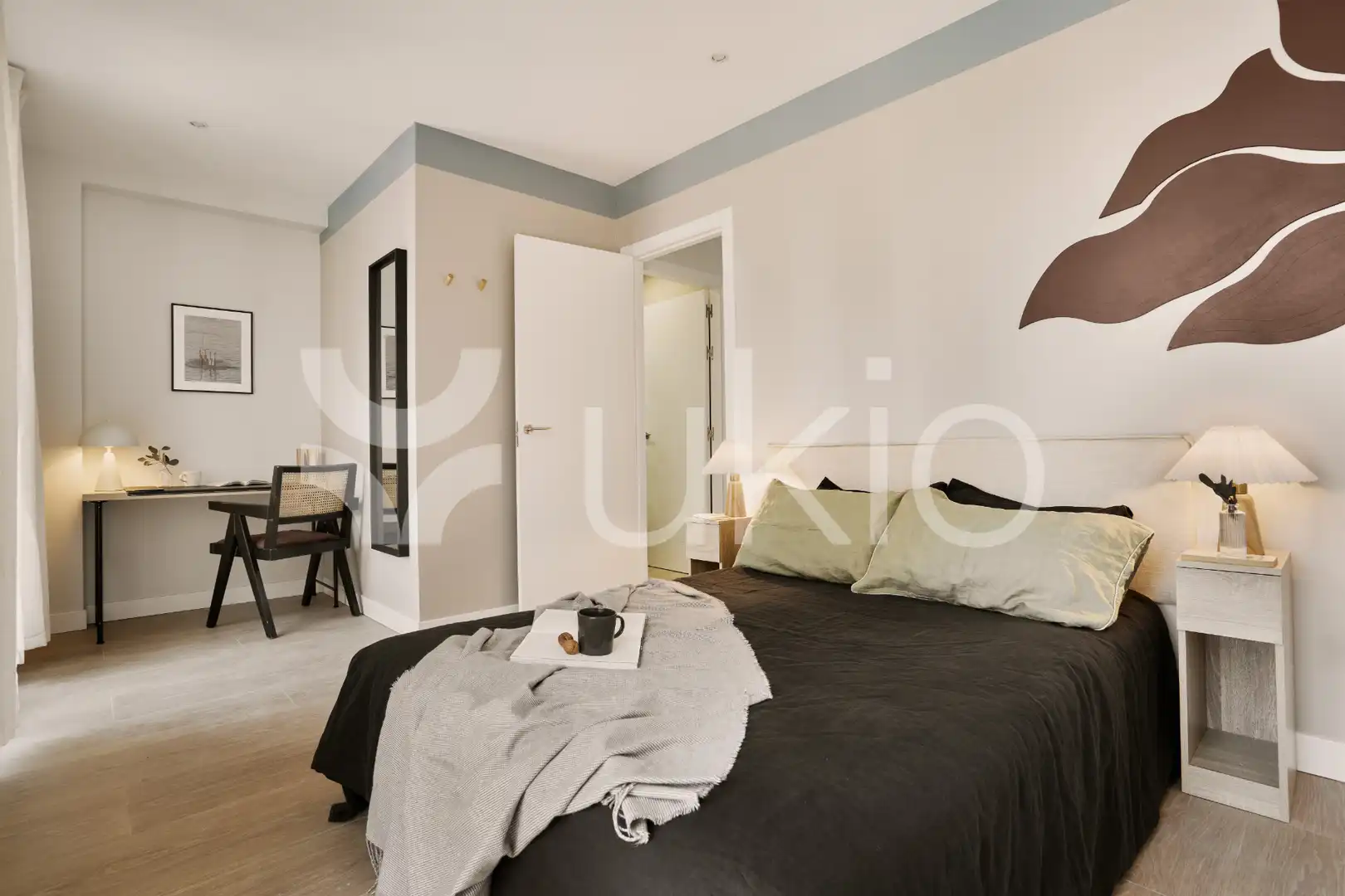 Habitación de Apartamento de alquiler en Madrid con Calefacción, Terraza y Piscina