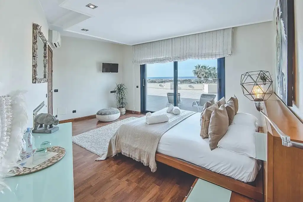 Schlafzimmer von Haus oder Chalet zum Verkauf in Sant Josep de sa Talaia mit Privatgarten, Terrasse und Schwimmbad