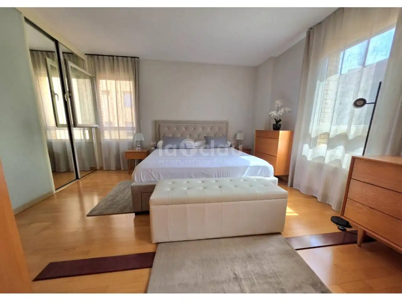 Bedroom of Flat for sale in Vic  with Heating, Parquet flooring and Terrace