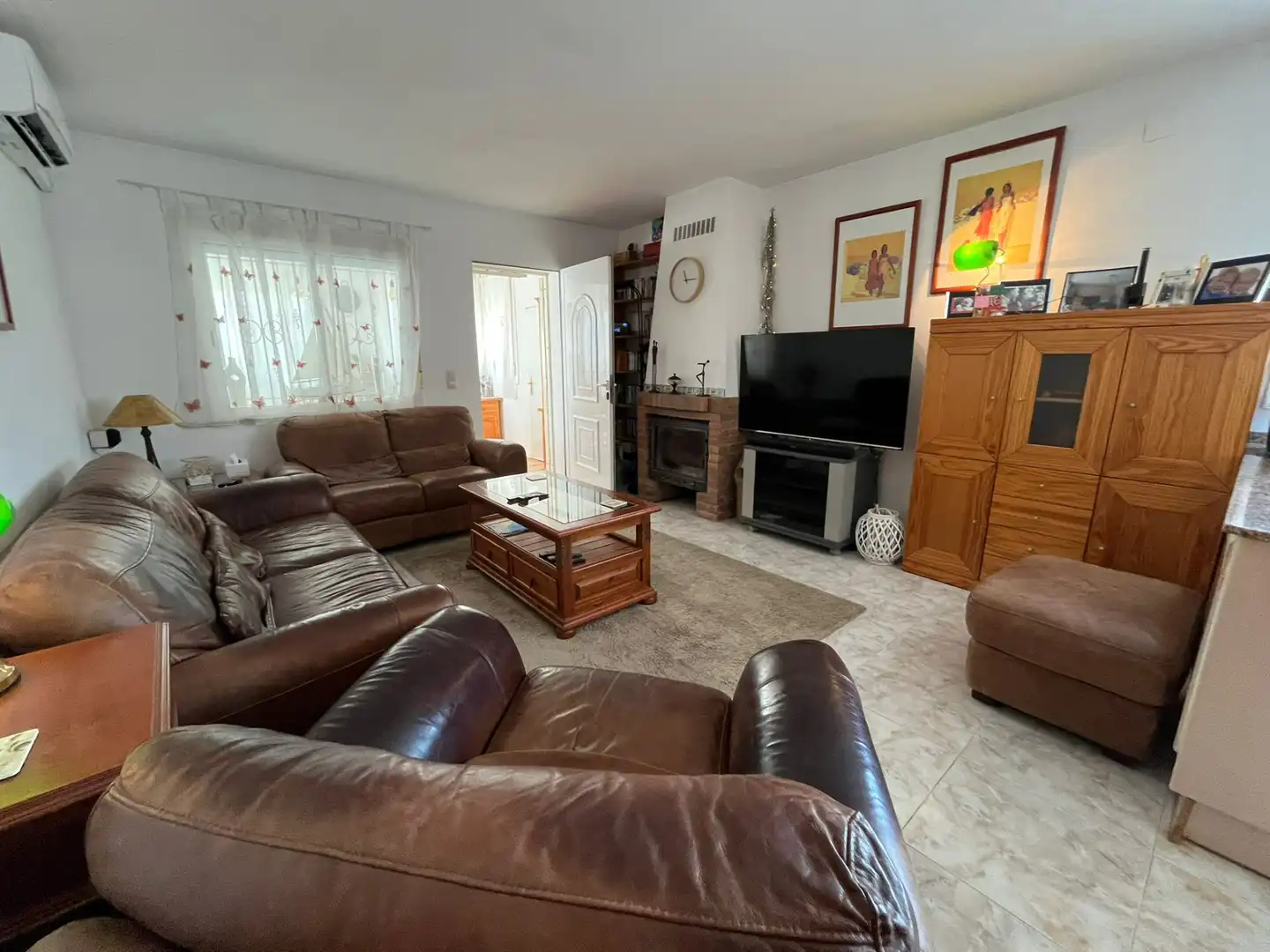 Sala de estar de Casa o chalet en venta en L'Ametlla de Mar  con Aire acondicionado, Jardín privado y Terraza