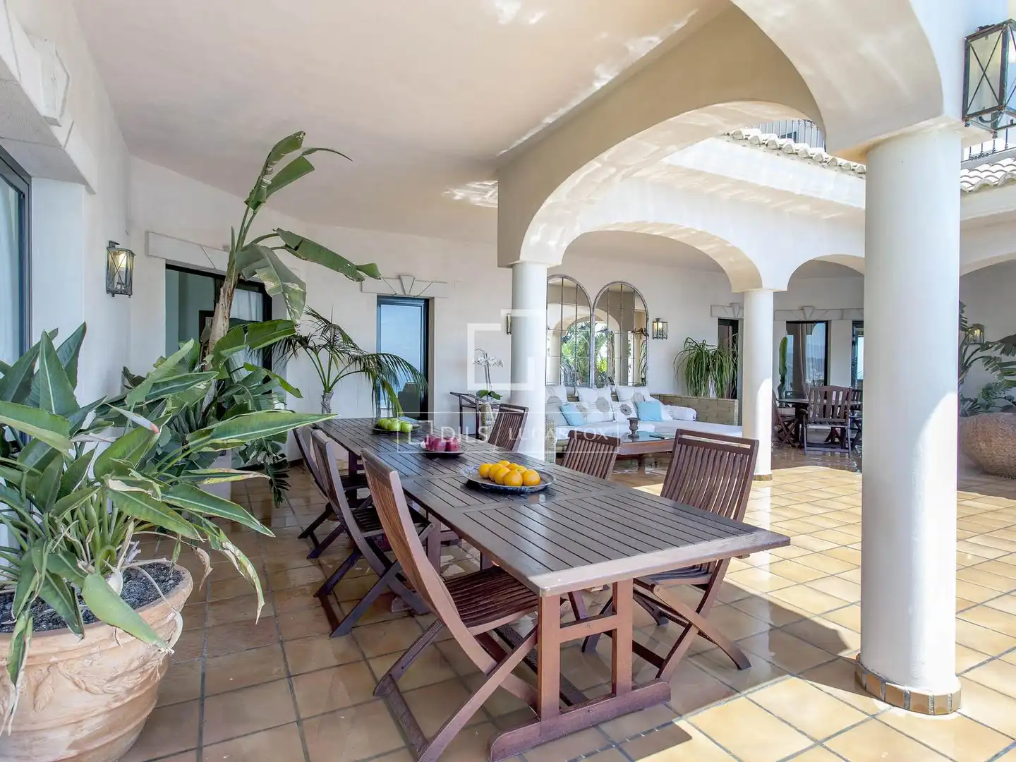 Terraza de Casa o chalet en venta en Cullera con Aire acondicionado, Jardín privado y Piscina