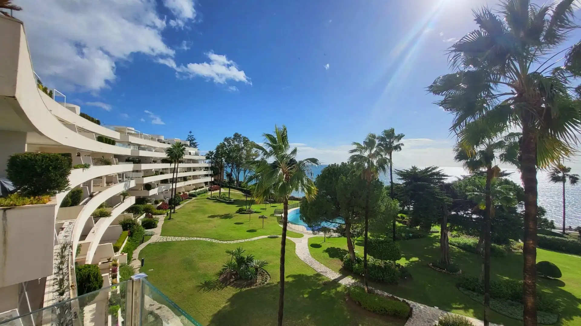 Garden of Apartments for sale in Estepona  with Air Conditioner, Heating and Private garden