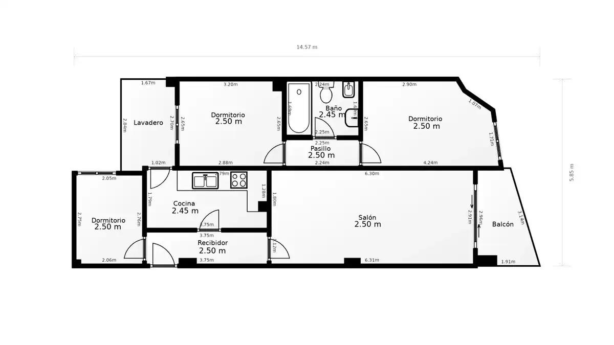 Flat with terrace for sale in Carrer Vilar Petit, imagen 25