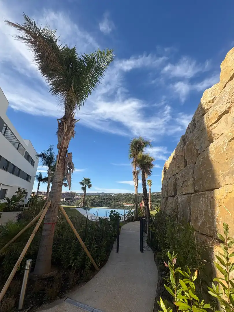 Jardín de Apartamento en venta en Estepona con Aire acondicionado, Calefacción y Terraza