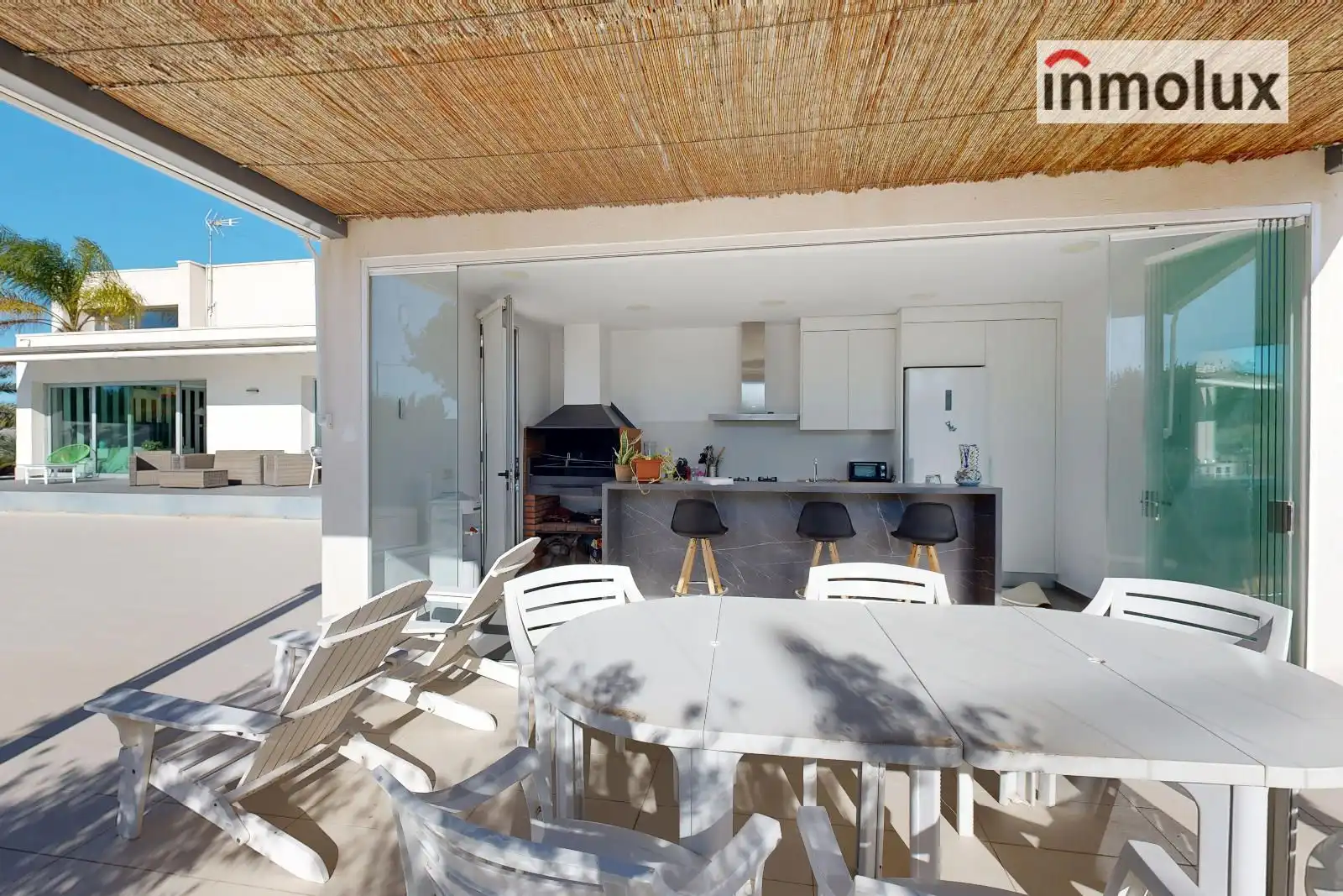 Terraza de Casa o chalet en venta en Elche / Elx con Aire acondicionado, Calefacción y Piscina