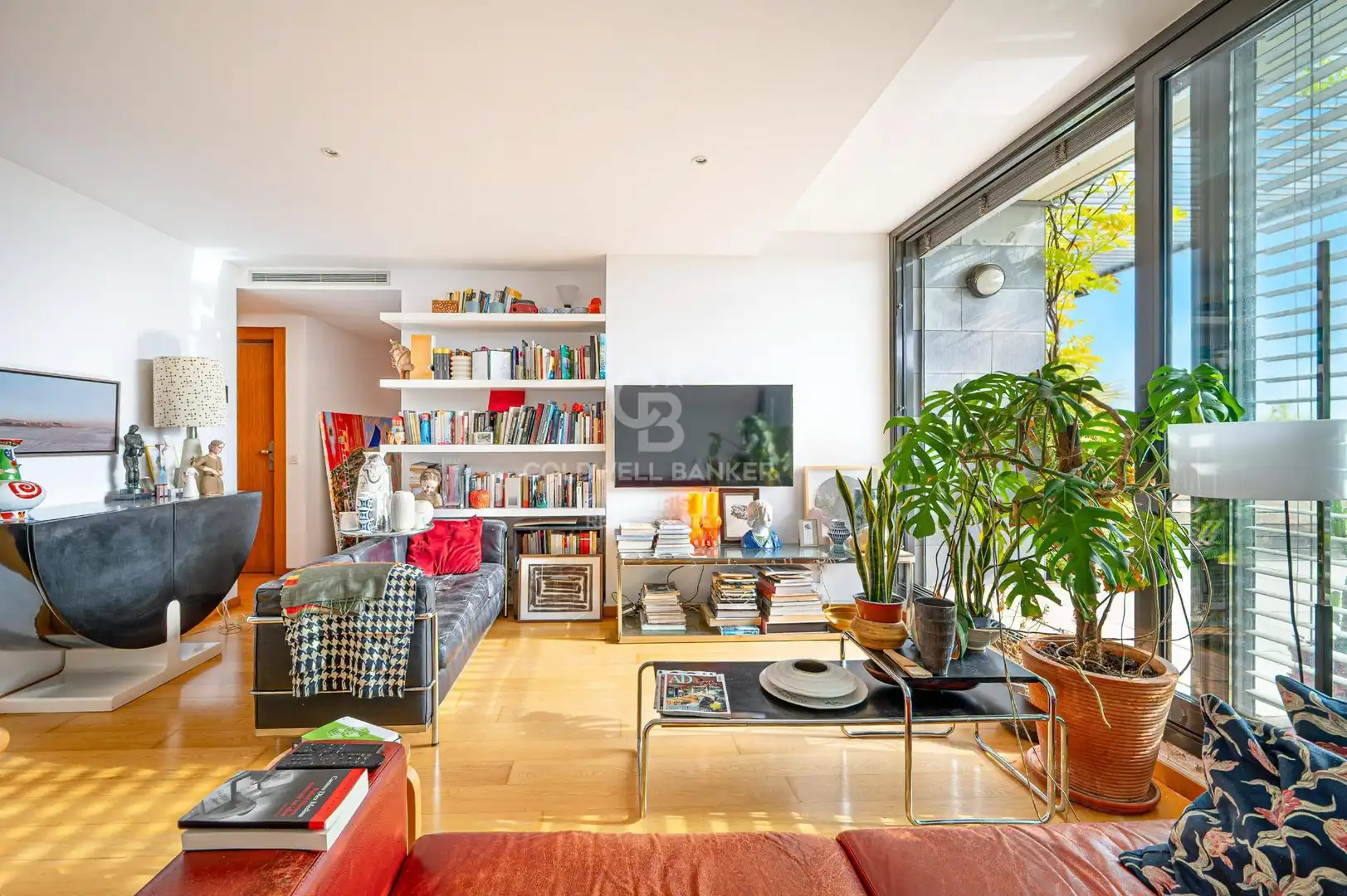 Sala d'estar de Àtic en venda en Barcelona amb Aire condicionat, Calefacció i Parquet