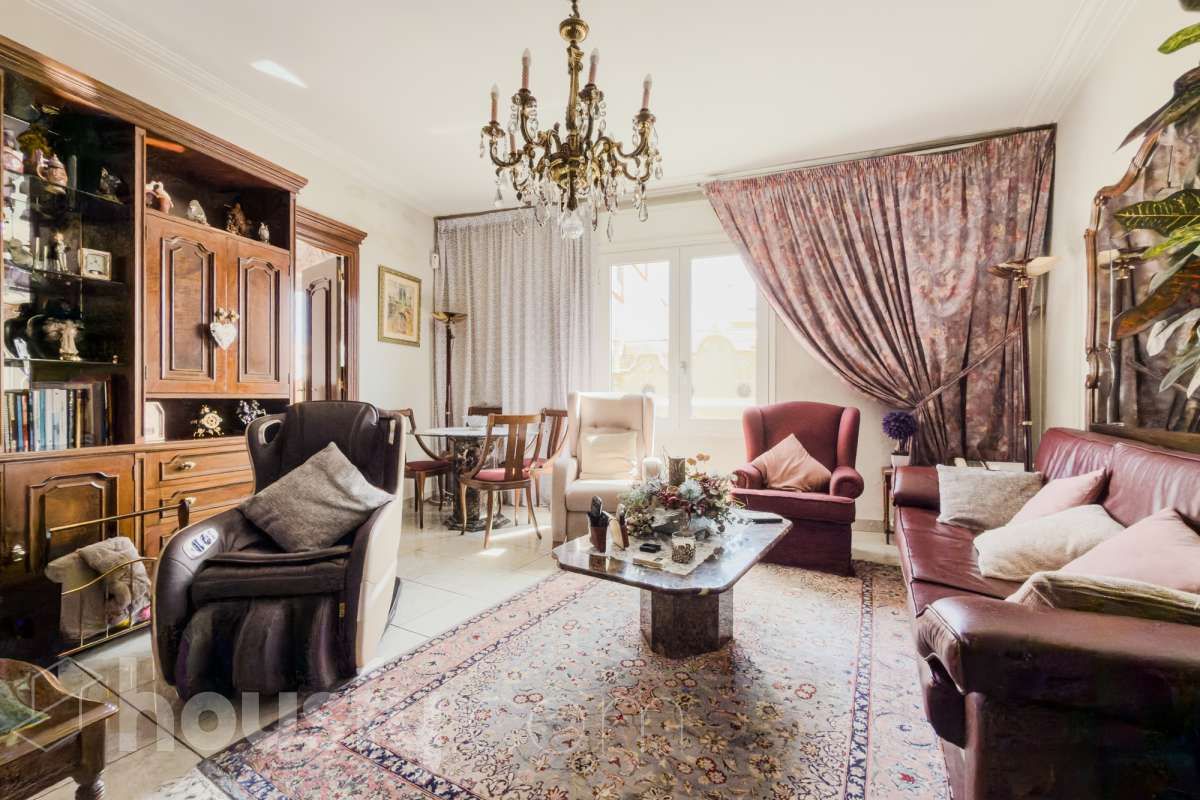 Sala d'estar de Pis en venda en  Barcelona Capital amb Aire condicionat, Calefacció i Balcó