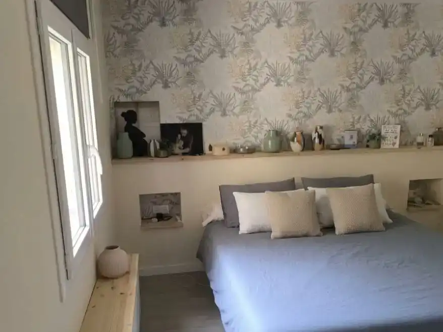 Bedroom of Flat for sale in Agullana  with Private garden and Parquet flooring
